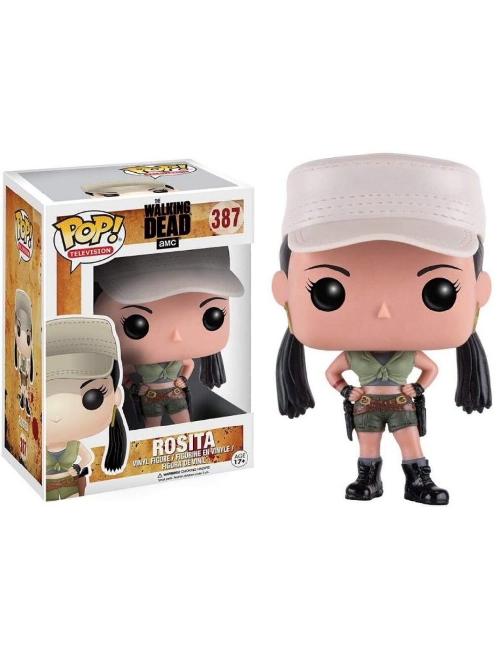 Funko POP Walking Dead Rosita Action Figure - Collectible Vinyl Toy for Fans